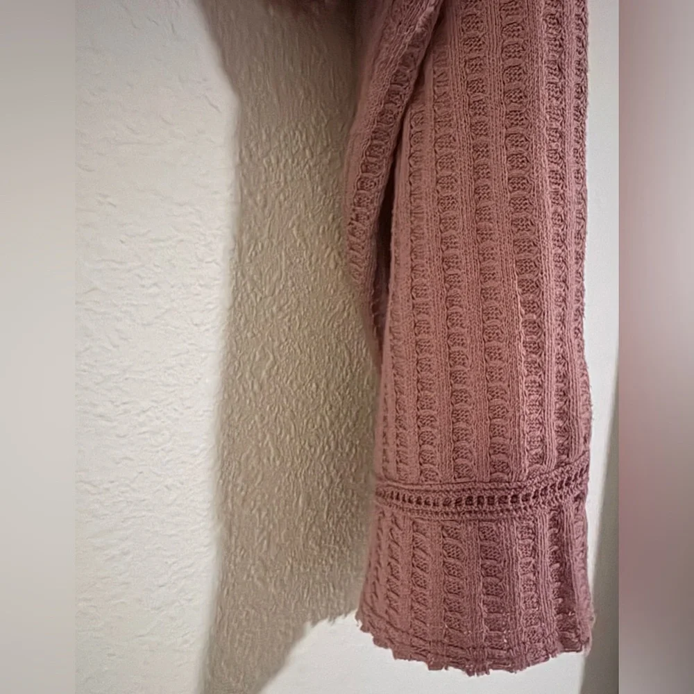 Cozy Mauve Knit Lounge Top ONLY  (Part of a Set). Size Small
